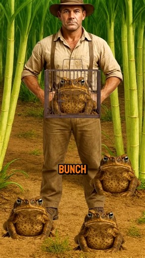 The Frog Invasion That Nearly Destroyed Australia 🐸💥 What started as a simple pest-control idea became one of Australia’s biggest ecological disasters. A farmer released cane toads to eat beetles destroying his sugarcane crops, but the plan backfired horribly. The toads spread uncontrollably, poisoning native animals, pets, and even water supplies with their deadly toxin. With no predators to stop them, these invasive toads still plague Australia today — a powerful lesson on how one small mist