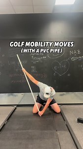 A PVC Pipe is an amazing piece of equipment for golfers to improve mobility. I recommend getting the same length as your height. #golfworkout #golftips | J Golf Fitness