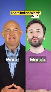 Basic Italian Words 🇮🇹 Part 1