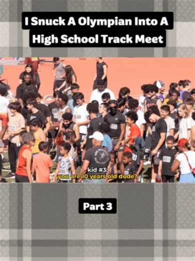 I Snuck A Olympian Into A High School Track Meet | track meet