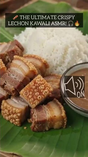 🥓 THE ULTIMATE CRISPY LECHON KAWALI ASMR! 🎧🔥 #EkimWorld