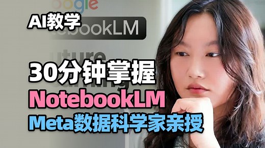 【AI教学】NotebookLM极速上手，30分钟掌握智能学习工具