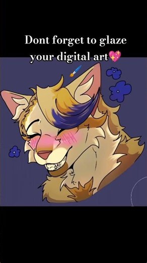 Glaze it!!!#artistonyoutube #speedpaint #anthropomorphiccat #furry #digitalart #fypシ #arttrend
