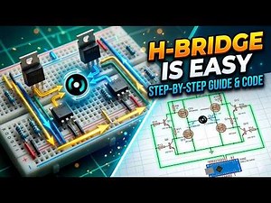 DIY MOSFET H-Bridge Motor Driver | Arduino Demo