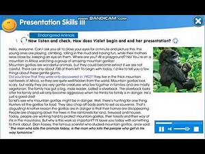 Smiles 4 module 6 p96 ex 1,2 Endangared Animals (pres skills III)