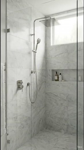 Italian Carrara Honed Marble 12x24 | Modern Farmhouse Bathroom Ideas