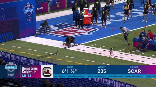 Demetrius Knight Jr. runs official 4.58-second 40-yard dash at 2025 combine