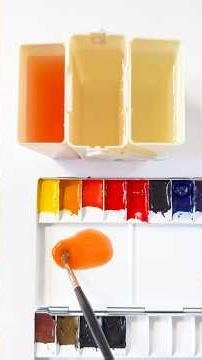 How to Mix Transparent Watercolors: The Basics #Shorts