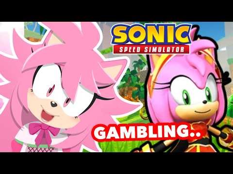 I Can't Stop GAMBLING In Sonic Speed Simulator