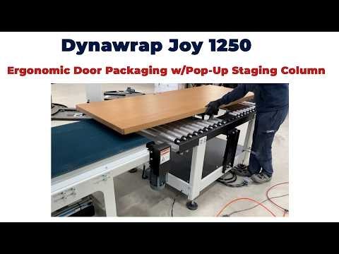 Hands-Free Door Stretch Wrapping & Edge Guard Application | Dynawrap Joy 1250