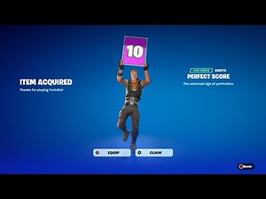 How To Get Perfect Score Emote For FREE! (Fortnite)