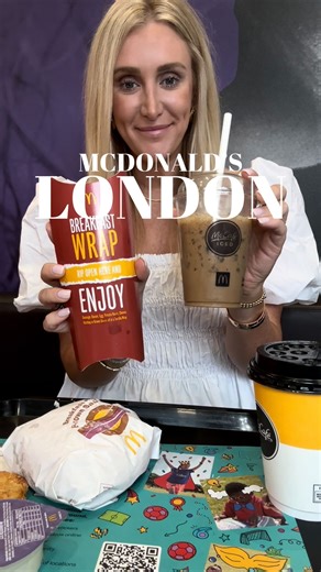 MCDONALD’S {LONDON} — Ok, 📍 @mcdonaldsuk #breakfast is elite because they have a breakfast wrap, like what! Choose between ketchup or brown sauce in your wrap. Oh also… the new garlic mayo is fire!! #mcdonalds #london #londonfood #fastfood | Blondes Who Eat