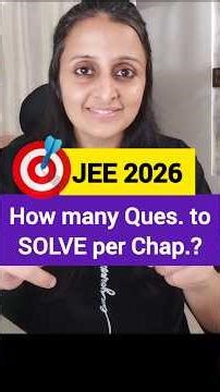 🎯Most Realistic for 99%ile #jee2026