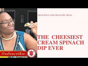 How To Make A Cheesy Creamy Spinach Party Dip | NO Sour Cream |Vegan