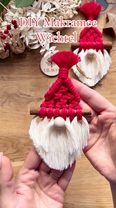 DIY Makramee-Wichtel Schritt für Schritt zum süßen Baumschmuck – mit Zimtstange! Perfekt als Winterdeko & Geschenkidee. #makramee #wichtel #weihnachtszeit #tutorials #weihnachtsdeko | Macrame Projects