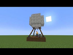 How to build a simple Hot Air Balloon in Minecraft using the Create Aeronautics Mod!