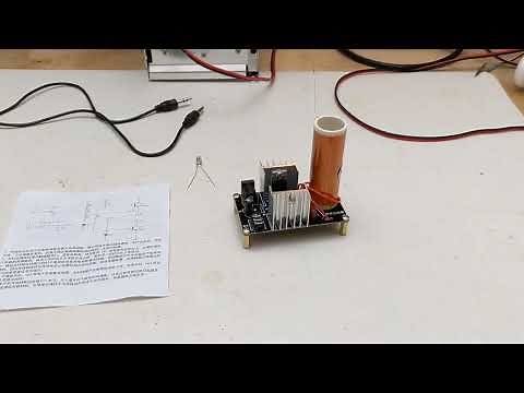 Mini Tesla Coil Kit Demonstration