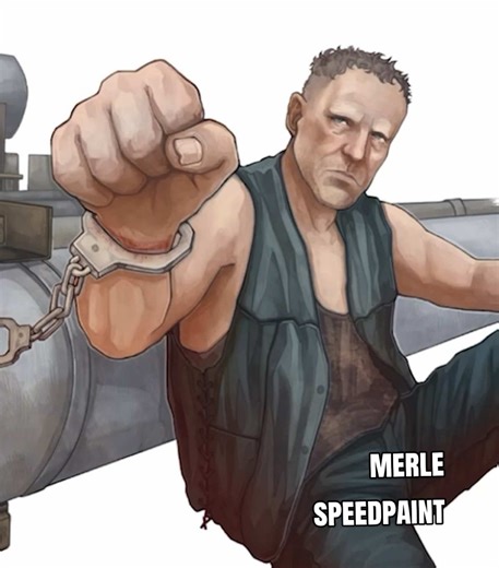 Merle Dixon Speedpaint Artwork