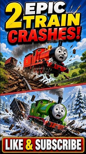 2 EPIC Train Crashes! 😱🚂💥