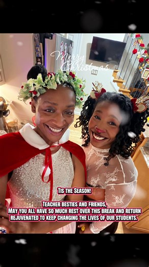 Tis the Season! Teacher besties and friends, May you all have so much rest over this break and return rejuvenated to keep changing the lives of our students. Love, Ms. B (aka Rudolph) #teacher #christmas #teacherootd #winterbreak #elementaryteacher