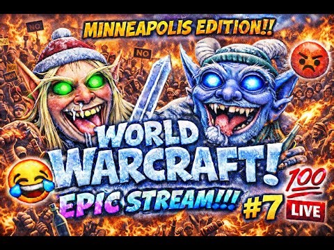 World of Warcraft: RACE TO TBC 1-60 (PART 7) (MINNEAPOLIS EDITION)‼️‼️⚔️⚔️⚔️
