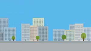 Modern City Background Animated Urban Stock Motion Graphics SBV-313116762 - Storyblocks
