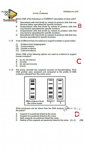 Grade 12 Life Science Paper 2 May June Memo 2025