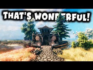 Peninsula Garden of Eden BASE BUILDING | VALHEIM