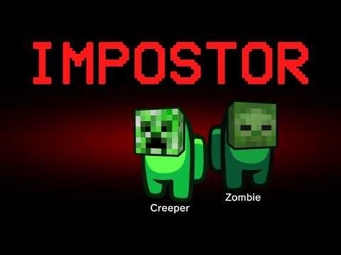 Among Us but Creeper and Zombie are the Impostors (Minecraft)