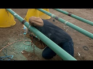 6010 Downhill Welding open root 8” pipe