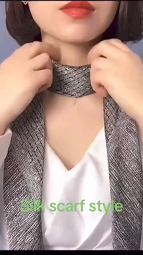 865K views · 11K reactions | #easywaytotiescarf #makelooks #styleinspo #scarf #fyp #scarftrick #howtotiescarf #silkscarf #howtostylescarf_cut | Fix by me | Facebook