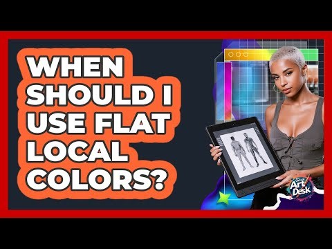 When Should I Use Flat Local Colors?