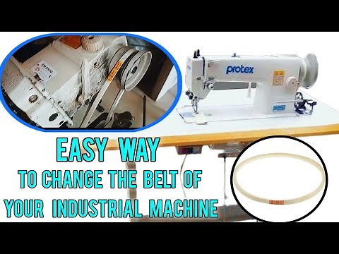 How to Fix a new BELT on your industrial sewing machine