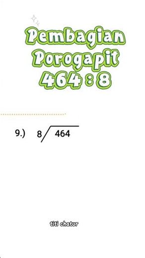 division of stacked methods division of porogapit 464 : 8 #mathematics