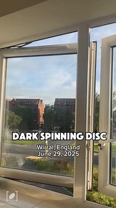 🛸A witness in Wirral, England reported a "dark, spinning disc" hovering in the sky... any thoughts on what this object could be? #UAP #UFO #england | Enigma Labs