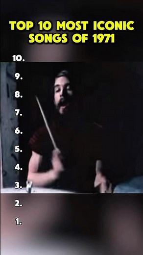 Most iconic songs of 1971 #flashback