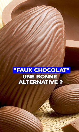 580K views · 1.6K reactions | "Faux chocolat" : une bonne alternative ? Aspect, packaging et goût : des confiseries sans cacao, composées de pépins de raisins et de graines de tournesol et vendues dans les rayons "chocolats" des supermarchés, ressemblent à s’y méprendre aux vrais chocolats. #chocolat #paques #easter | TF1 INFO | Facebook