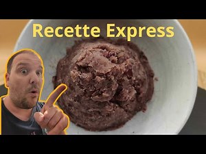Comment faire de la pâte de haricots rouges - recette express #anko