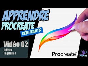 Apprendre Procreate - débutant - 02 - tuto - digital painting - illustration
