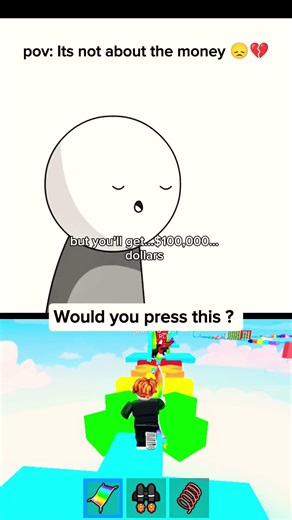 Would You Press It, Knowing the Cost…? 🥀 #shorts