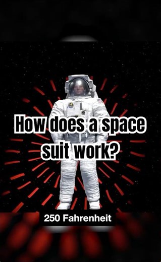 The brilliant science behind space suits! #shorts