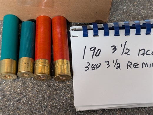 10 gauge 3 1/2 inch new primed hulls Alcan paper