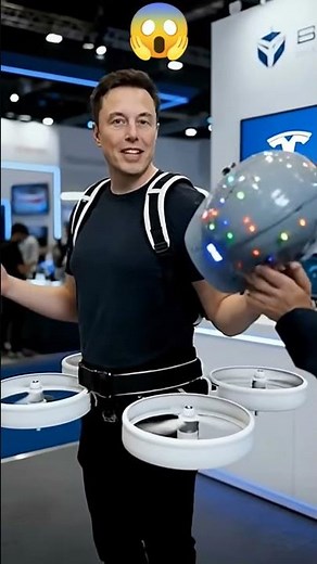 🚀 Elon Musk New AI Robot Backpack Drone! 😱 | Future Tech