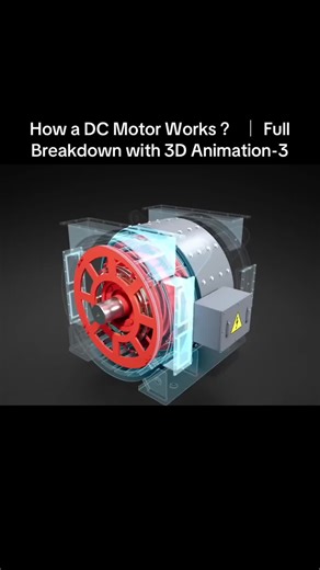 How a DC Motor Works ？ ｜ Full Breakdown with 3D Animation-3