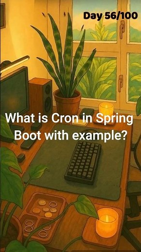Day 56/100 : What is Cron in springboot with example? #100dayschallenge #interview #java #job