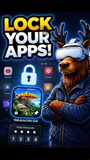 How to Lock Apps on Meta Quest (New UI Guide – Keep Apps Private 🔒)