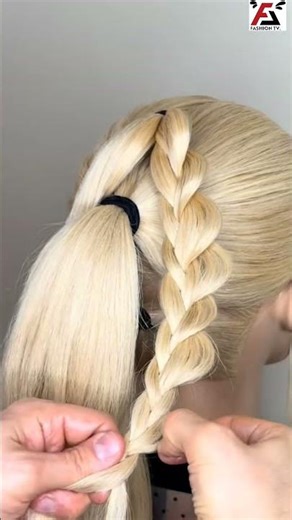 3 Braid hairstyle #shorts #viral #trending #trendingshorts #youtubeshorts #hairstyle #haircare