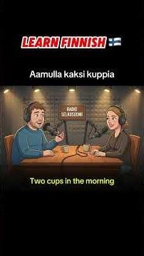 Easy Finnish Conversations for Beginners 🇫🇮 Matti's radio interview (A1-A2) PT 1