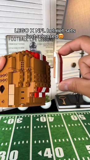 LEGO X NFL HELMET SETS DROPPED 😍 #lego | Layla Robinson