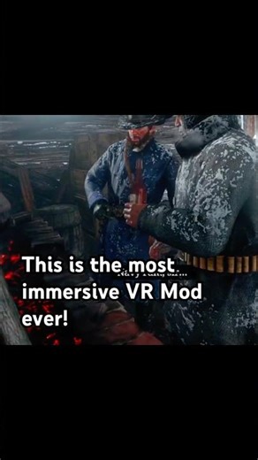 RDR2 in VR is the BEST way to Pregame GTA6! #gta #gta6 #rdr2 #mods #gaming #vr #oculus #gameplay